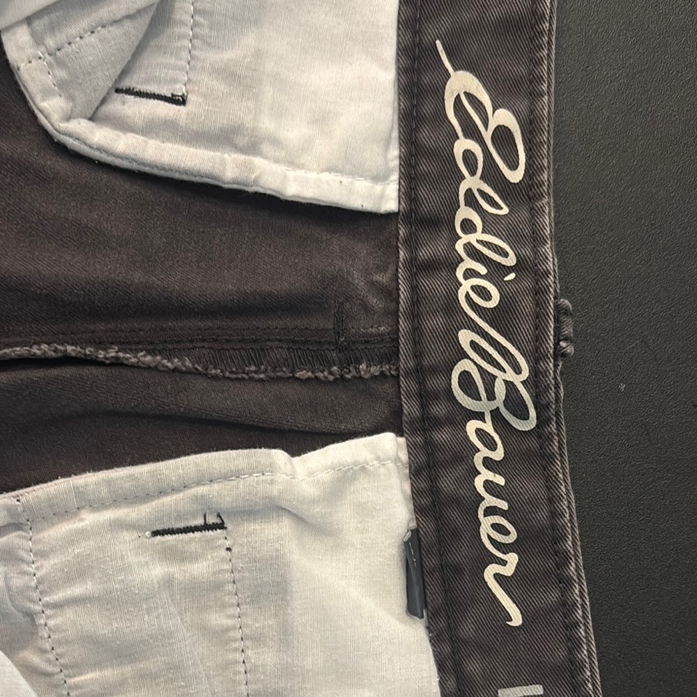 Eddie Bauer faded navy pants 32x30
